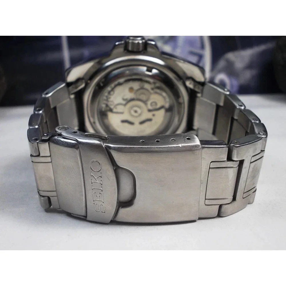 SEIKO 5 SPORTS SNZG37 DAY/DATE AUTOMATIC MEN'S WATCH 7S36-03M0, BLUE